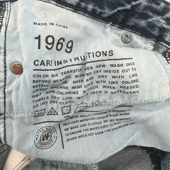 GAP Junior's 1969 Always Skinny Distressed Jeans Size 27 - Picture 7 of 7